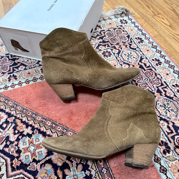 Isabel Marant Dicker Boots Brown 8 - Picture 4 of 13